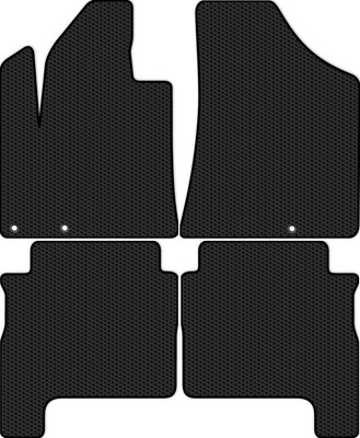 Комплект ковриков для авто Alicosta 1493_1 для Hyundai Santa Fe II SUV/CM 2010-2012 (EVA соты, черный) - 