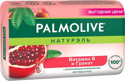 Мыло твердое Palmolive Роскошная мягкость витамин В и гранат (90г) - 