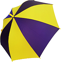 Зонт-трость Ame Yoke L 542-4 (фиолетовый/желтый) - 