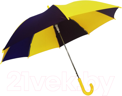Зонт-трость Ame Yoke L 542-4 (фиолетовый/желтый)