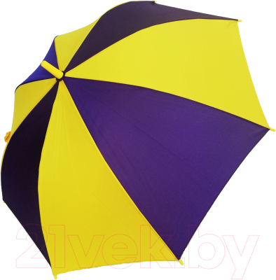Зонт-трость Ame Yoke L 542-4 (фиолетовый/желтый)