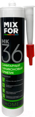 Герметик силиконовый Mixfor Санитарный MK-36 (260мл, белый)