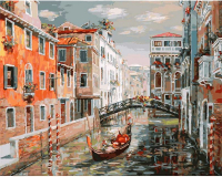 Картина по номерам БЕЛОСНЕЖКА Венеция. Канал Сан Джованни Латерано / 125-AB - 
