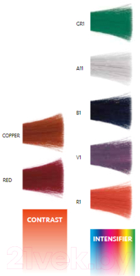 Крем-краска для волос Kaaral Baco Coppery Медный контраст (100мл)