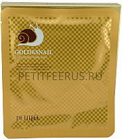 

Маска для лица гидрогелевая, Gold & Snail Transparent Gel Mask Pack