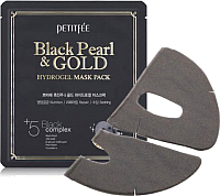 Маска для лица гидрогелевая Petitfee Black Pearl & Gold Hydrogel Mask Pack - 