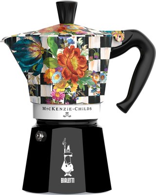 Гейзерная кофеварка Bialetti Moka Express MacKenzie 5348 (6 порций) - 