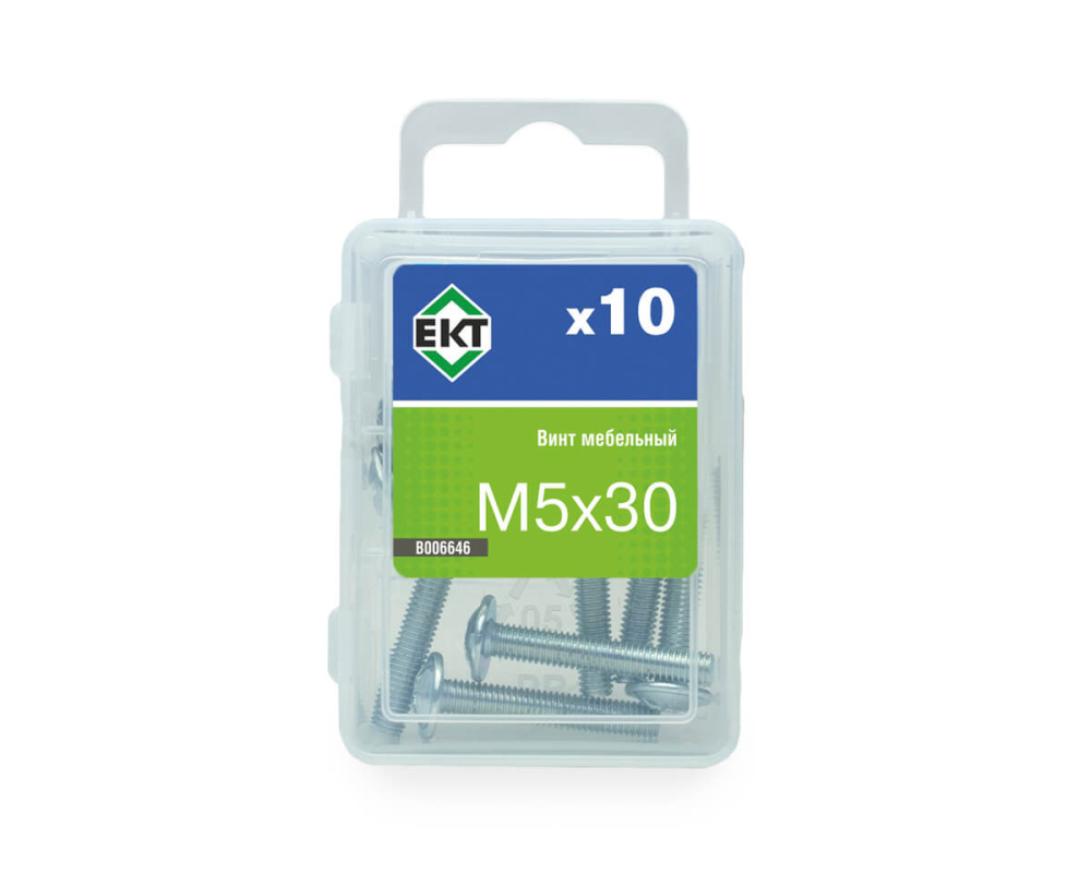 Винт ЕКТ Мебельный 5х30 / B006646 (10шт)