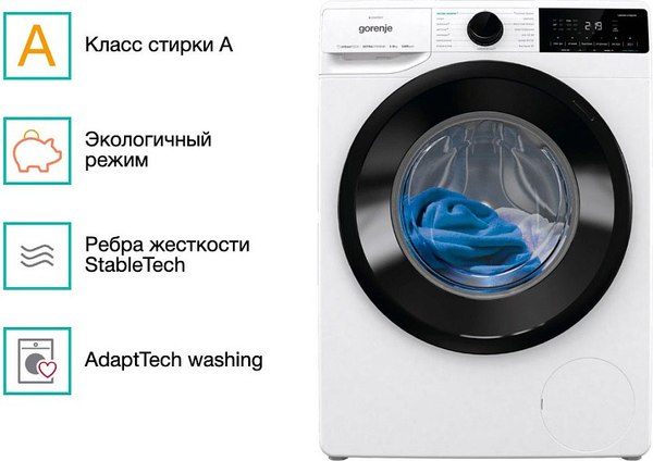 Стиральная машина Gorenje WNA84ACIS