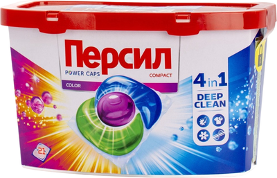 Капсулы для стирки Персил Color (21шт) - 