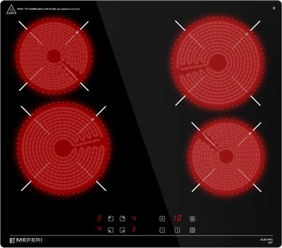 

Электрическая варочная панель, MEH604BK Light