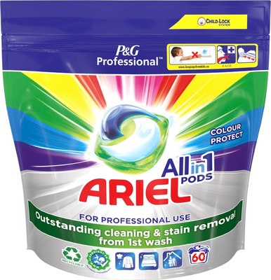 Капсулы для стирки Ariel Рods Аll in 1 Color Protect (60шт) - 