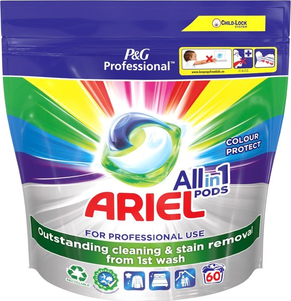 Капсулы для стирки Ariel Рods Аll in 1 Color Protect (60шт)