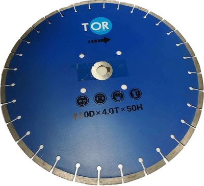 Отрезной диск алмазный TOR HQR500A-2 (E) 450Dx3.6Tx50H Cutter Disc 450мм 1019725