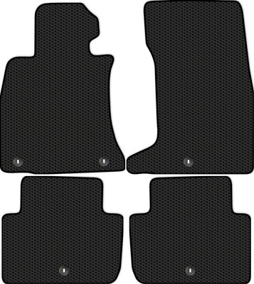 Комплект ковриков для авто Alicosta 1786_1 для Kia Stinger хэтчбек 5 дв 2017-н.в. (EVA соты, черный) - 