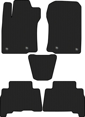 Комплект ковриков для авто Alicosta 2346_1 для Lexus GX460 II SUV/J150 2013 (EVA соты, черный) - 