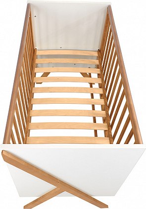 Детская кроватка Polini Kids Porto 1300 / 0002571.174 (белый/дуб крафт золотистый)