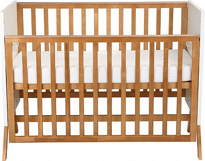 Детская кроватка Polini Kids Porto 1300 / 0002571.174 (белый/дуб крафт золотистый)