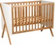 Детская кроватка Polini Kids Porto 1300 / 0002571.174 (белый/дуб крафт золотистый) - 