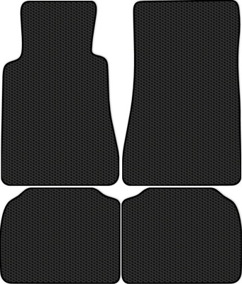 Комплект ковриков для авто Alicosta 0755_1 для Mercedes-Benz C-Class седан/W201 1982-1993 (EVA соты, черный) - 