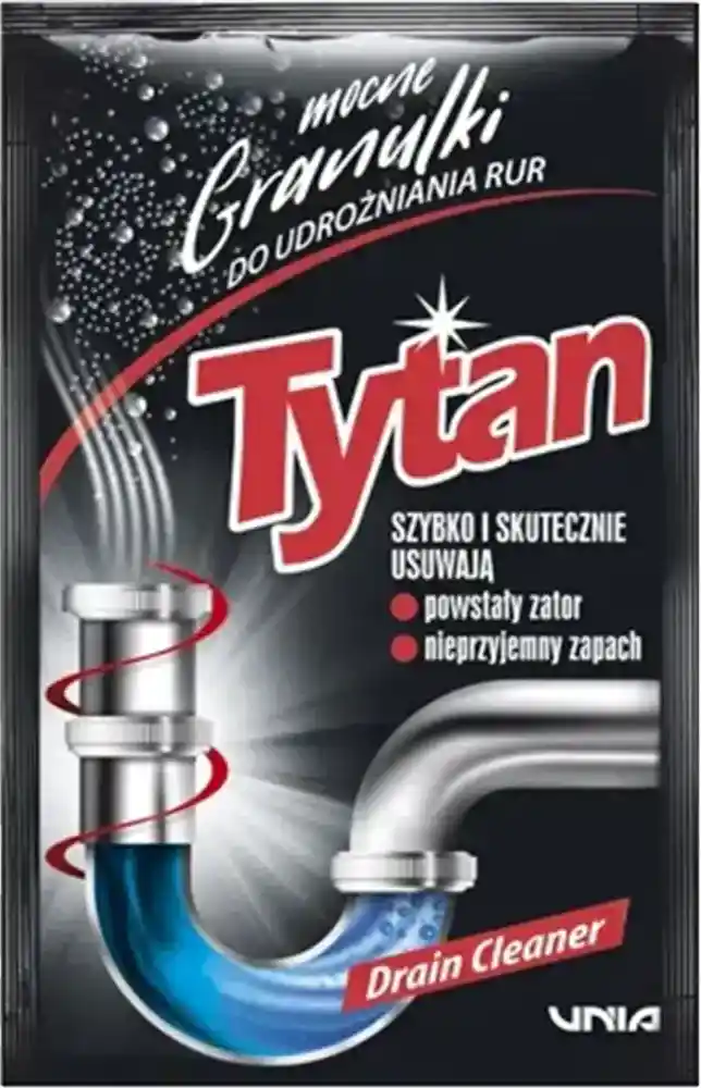 Средство для устранения засоров Tytan Гранулированное (40г)