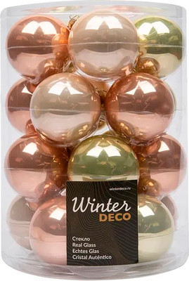 

Набор шаров новогодних, Весенние Грезы 6см / 2000174