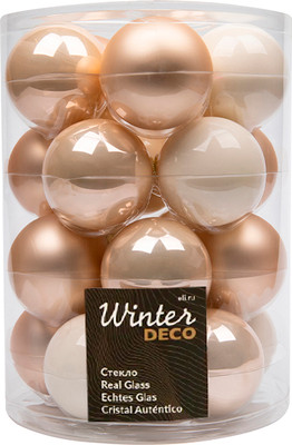 

Набор шаров новогодних, Благородный Жемчуг 6см / 2000172