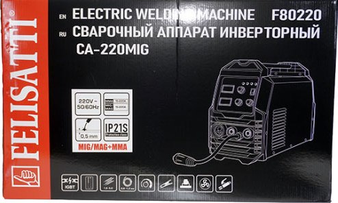 Инвертор сварочный Felisatti СА-220MIG (822.5.1.00)