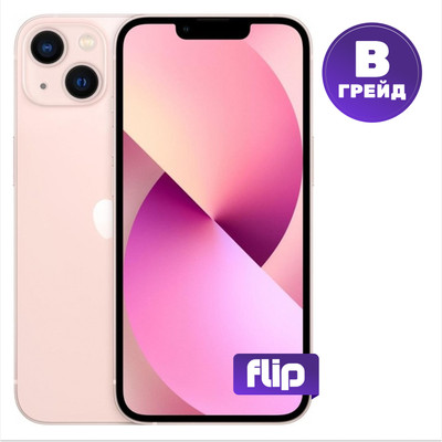 Смартфон восстановленный Apple iPhone 13 mini 256GB Flip Грейд B (розовый) - 