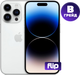 Смартфон восстановленный Apple iPhone 14 Pro 256GB Flip Грейд B (серебристый) - 