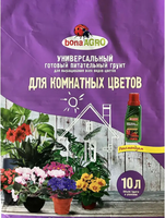 Грунт для растений Bona Agro питательный для комнатных цветов (10л) - 