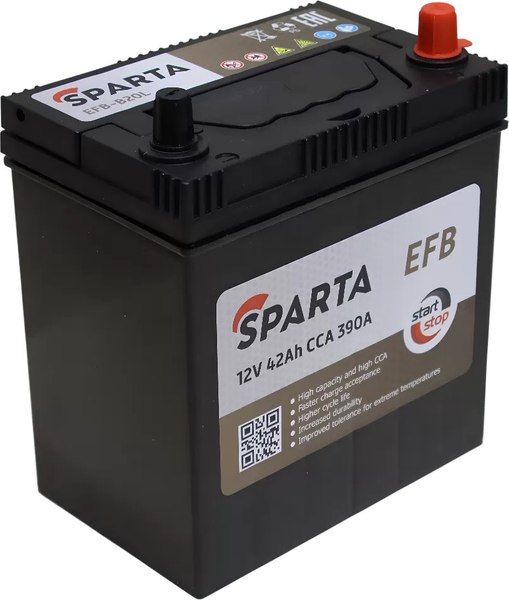 Автомобильный аккумулятор SPARTA Asia EFB-B20L Евро