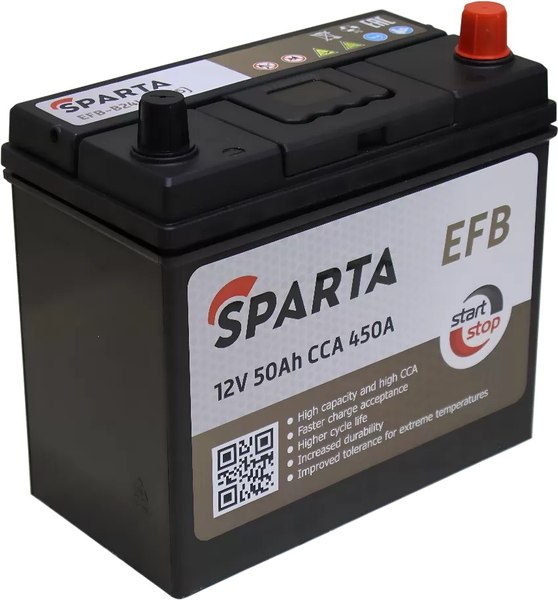 Автомобильный аккумулятор SPARTA Asia EFB-B24L Евро