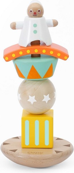Развивающий игровой набор Classic World Пирамидка-качалка Клоун CW20097