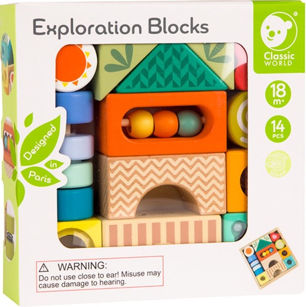 Развивающий игровой набор Classic World Геометрические блоки CW54174