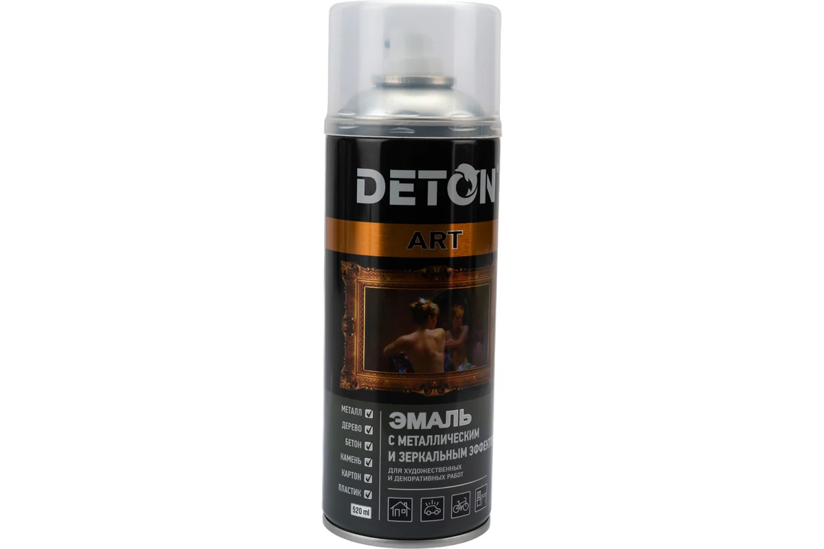 Эмаль Deton Art Металлик DTN-A70820 (520мл, серебро)