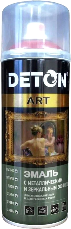 Эмаль Deton Art Металлик DTN-A07663 (520мл, супер хром)
