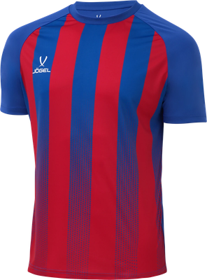 Футболка игровая футбольная Jogel Camp Striped Jersey JC1ST0121.ZR (XL, красный/синий) - 