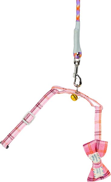 Шлея с поводком Solmax&Zoo MUZ99281 (розовый)