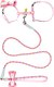 Шлея с поводком Solmax&Zoo MUZ99281 (розовый) - 