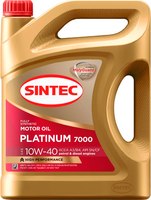 Моторное масло Sintec Platinum 7000 SAE 10W40 ACEA A3/B4 API SN-CF (5л) - 