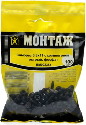 

Саморез, С цилиндрической головкой SCO 3.8х11 / BM002384