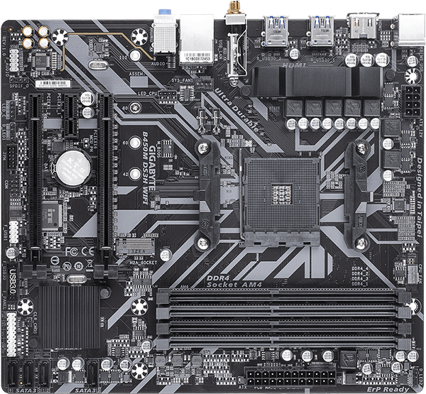 Материнская плата Gigabyte B450M DS3H WiFi