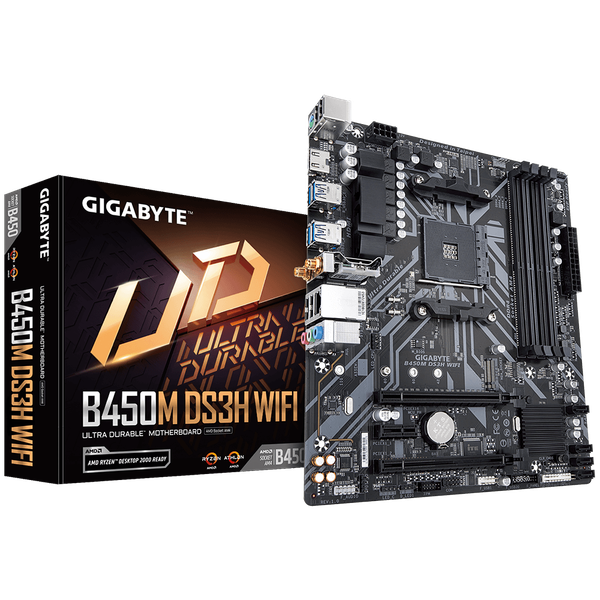 Материнская плата Gigabyte B450M DS3H WiFi