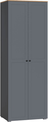 Шкаф Mobi Остин 13.224 (серый графит 0162 РЕ/дуб золотой Craft/графит ZB 856-2) -