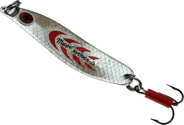 Блесна Mepps Syclops Silver/Red / 529599-B (8г)