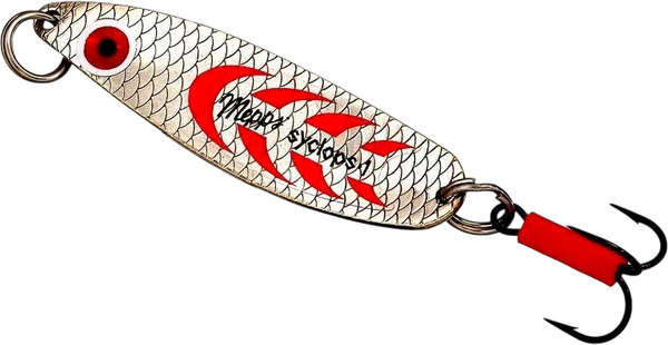 Блесна Mepps Syclops Silver/Red / 529600-B (12г)