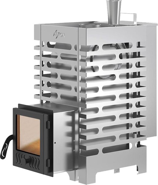 Печь-каменка Везувий Aston 16 Inox стекло Аква