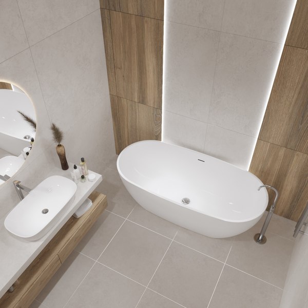 Купить Ванна акриловая Lauter Lila 170x81,5 / 21660270 в Бобруйске