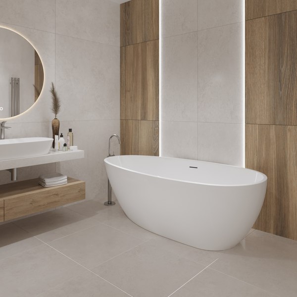 Купить Ванна акриловая Lauter Ella 180x90 / 21684080 в Бобруйске
